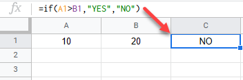 google sheets if function 2