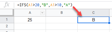 google sheets ifs function 3