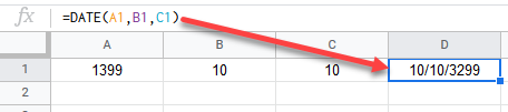 google sheets date function 4