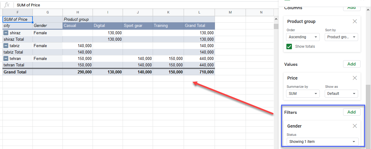 google sheets menu data pivot table 8