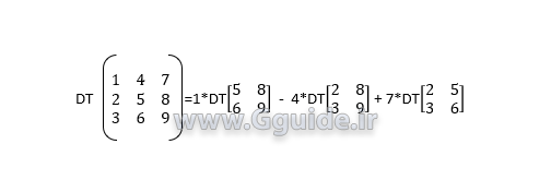 INFO matrix determinant 4