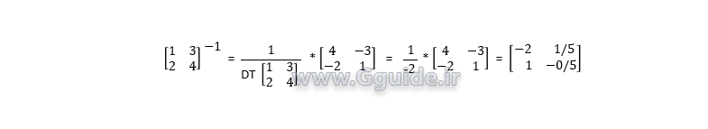 inverse of a square matrix 1
