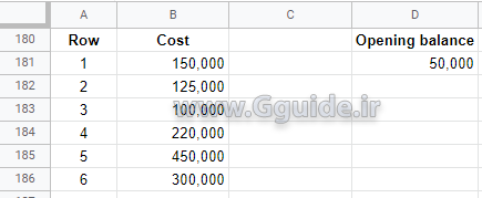 google sheets REDUCE function 1