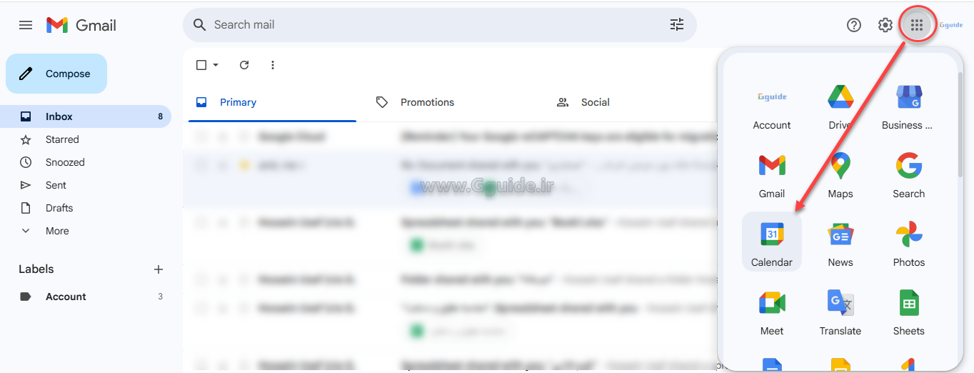 برای کار با تقویم گوگل Google Calendar از کجا شروع کنیم 1